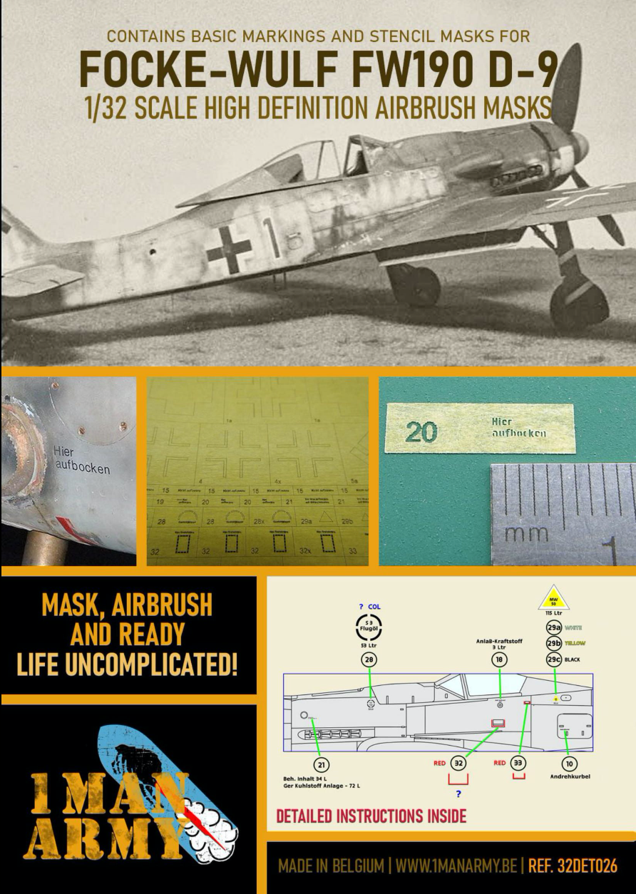 1ManArmy 32DET026 1:32 Focke-Wulf Fw-190D-9