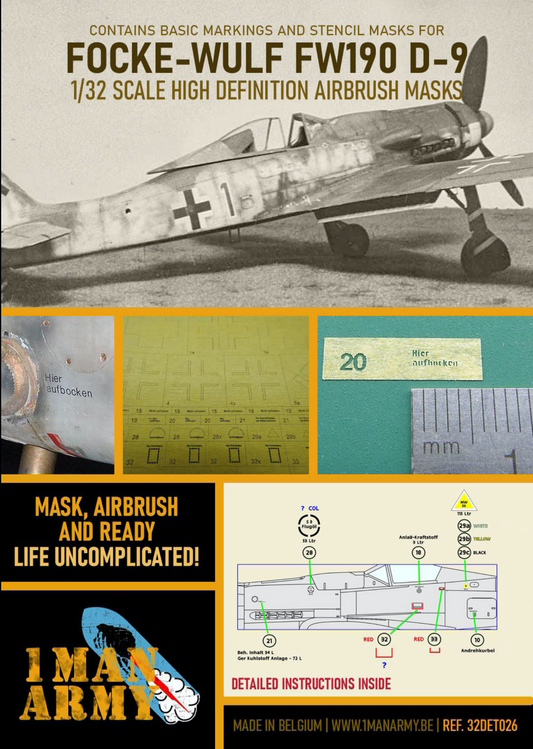 1ManArmy 32DET026 1:32 Focke-Wulf Fw-190D-9