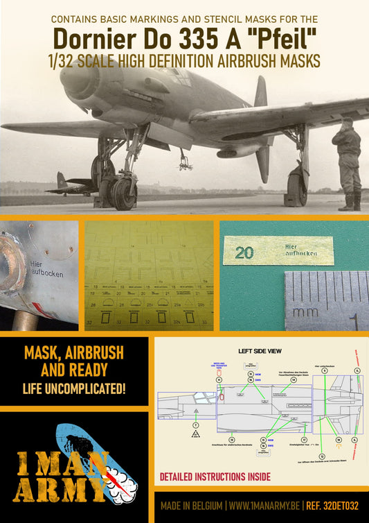1ManArmy 32DET032 1:32 Dornier Do-335A 'Pfeil'