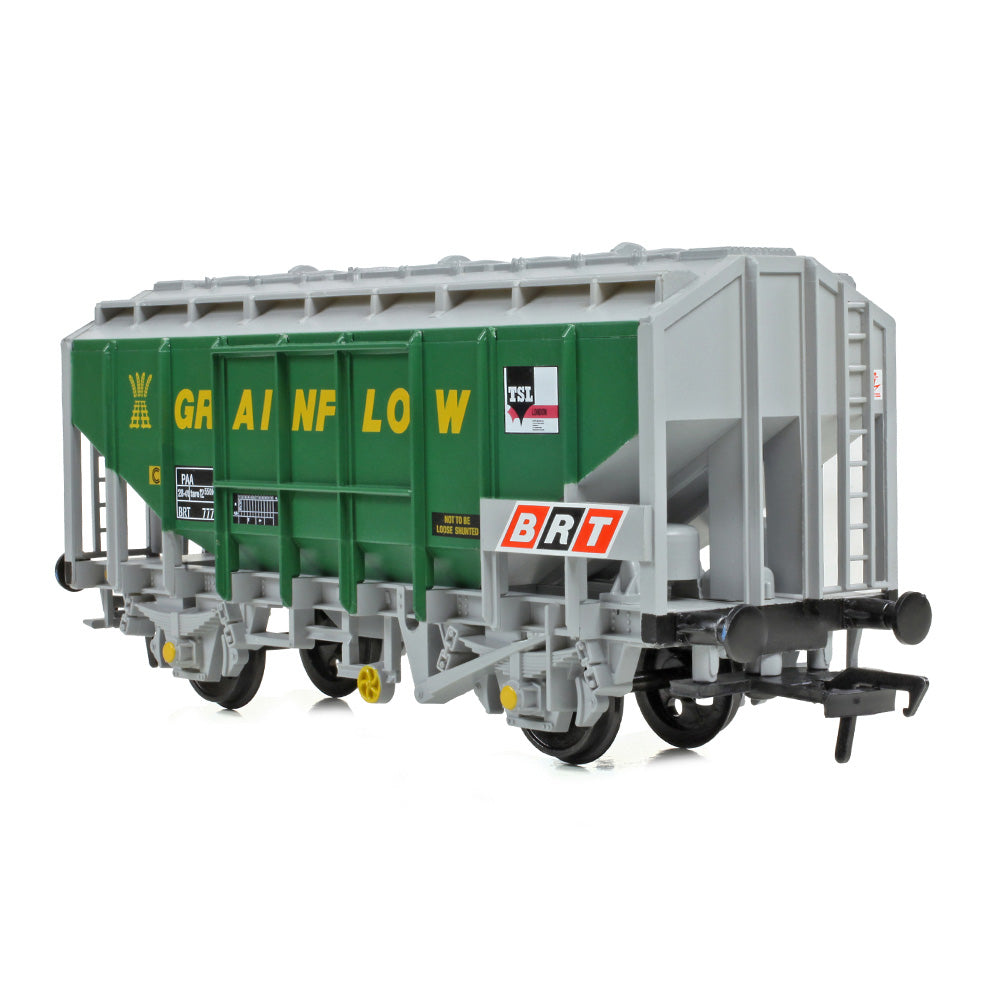 Bachmann Branchline 33-132A 35 Ton PAA Bulk Grain Wagon 'Grainflow' Green & Grey