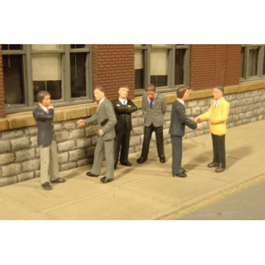 Bachmann USA Businessmen (6/Pack) O Gauge 33162