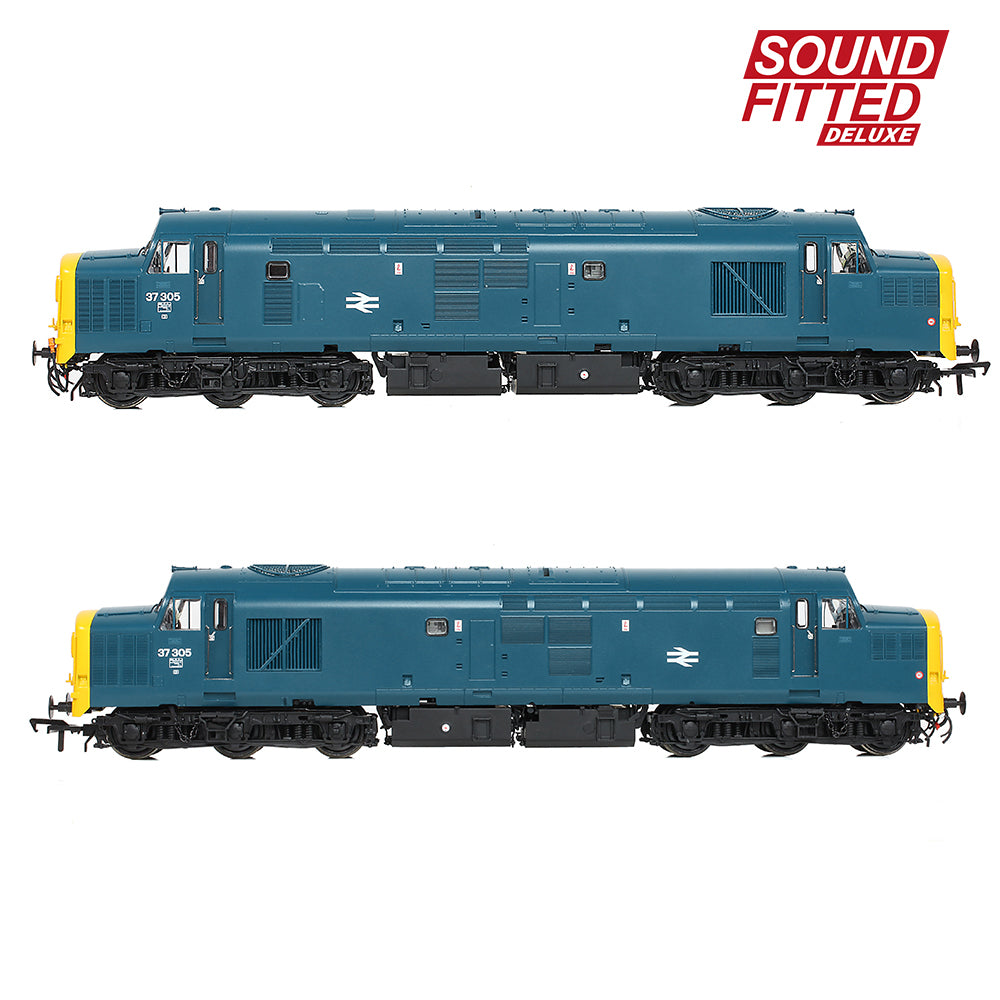Bachmann Branchline 35-303SFX Class 37/0 Centre Headcode 37305 BR Blue Loco
