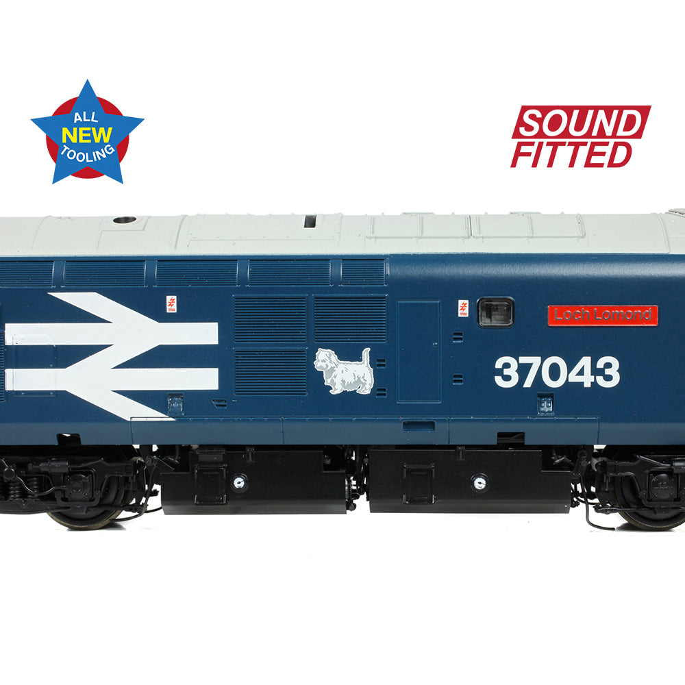 Bachmann Branchline 35-304SF Class 37/0 Split H.37043 'Loch Lomond' BR Blue