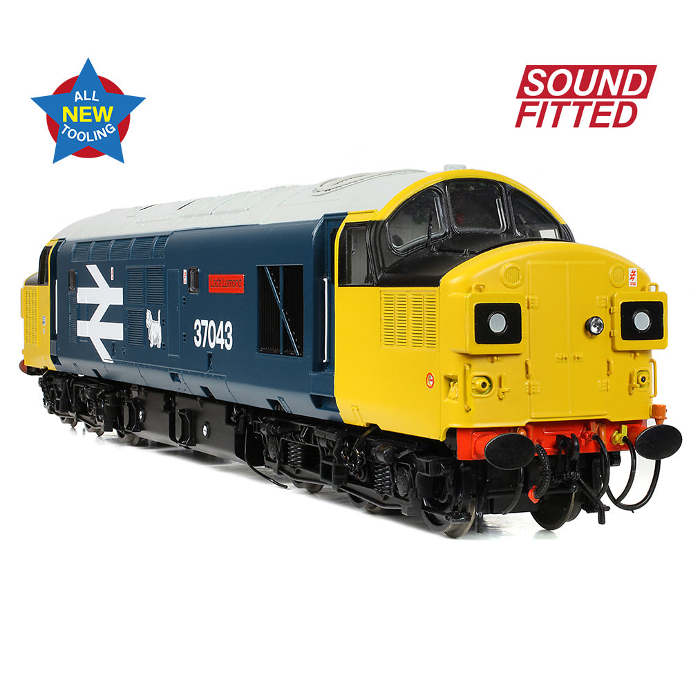 Bachmann Branchline 35-304SF Class 37/0 Split H.37043 'Loch Lomond' BR Blue
