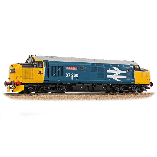Bachmann Branchline 35-309 Class 37/0 Centre Headcode 37260 'Radio Highland' BR Blue (Large Logo) OO Gauge