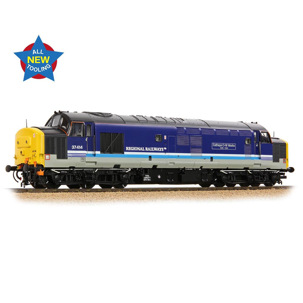 Bachmann Branchline 35-338 Class 37/4 37414 'Cathays C&W Works 1846-1993' BR Regional Railways