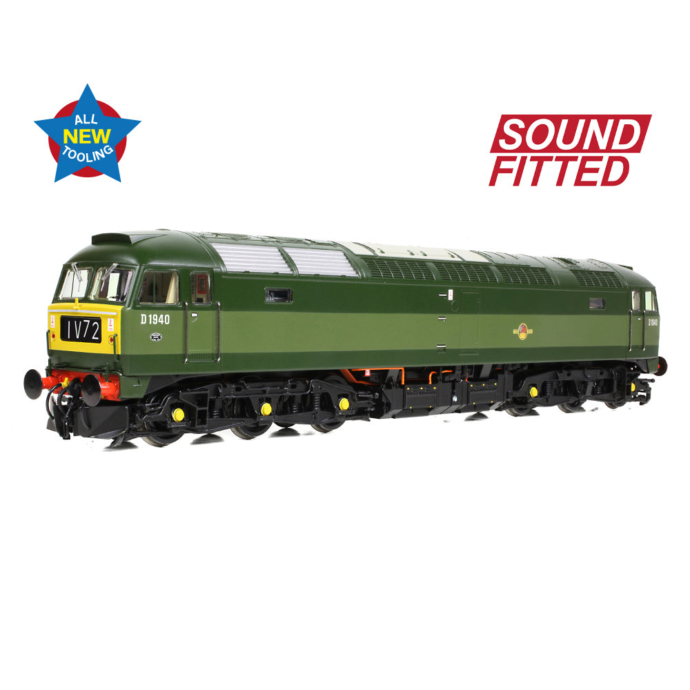 Bachmann Branchline 35-410BSF Class 47/0 D1940 BR Two-Tone Green SF OO Gauge