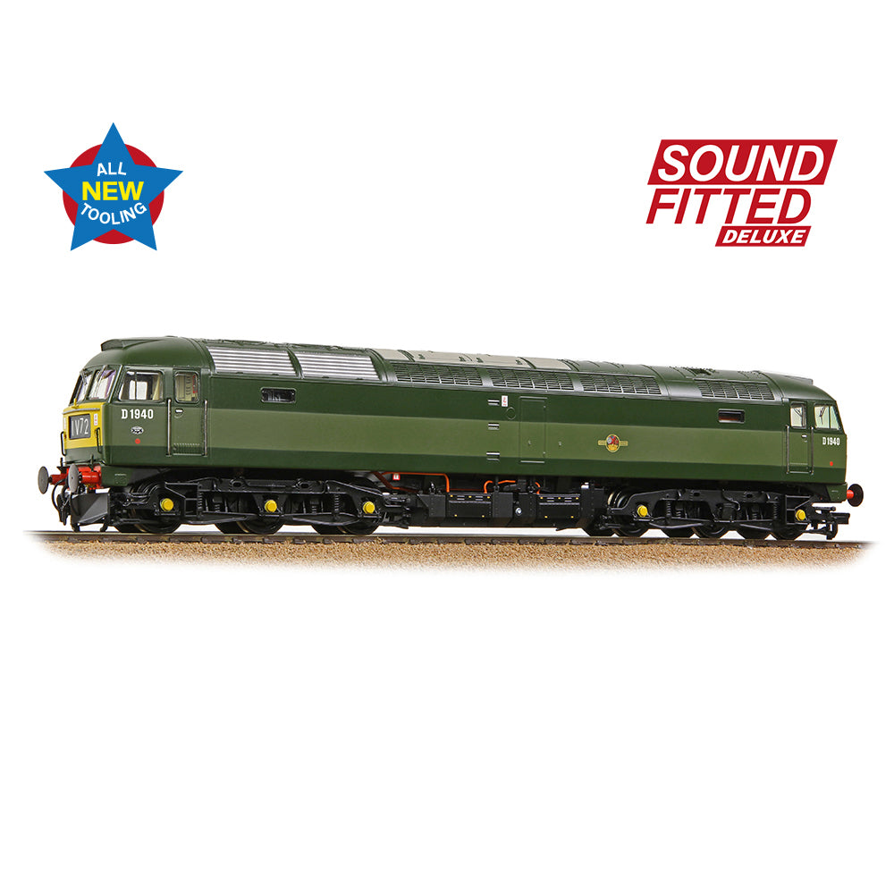 Bachmann Branchline 35-410BSFX Class 47/0 D1940 BR Two-Tone Green SF DLX OO
