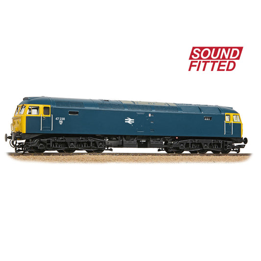Bachmann Branchline Class 47/0 47238 BR Blue SOUND FITTED 35-411BSF