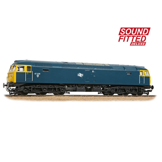Bachmann Branchline Class 47/0 47238 BR Blue SOUND FITTED DELUXE 35-411BSFX