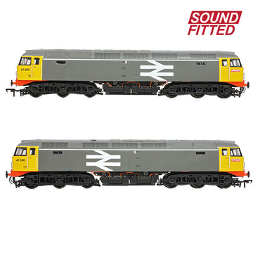 Bachmann Branchline Class 47/0 47280 BR Railfreight Grey SOUND FITTED 35-416SF