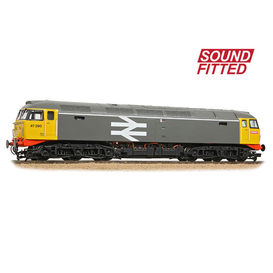Bachmann Branchline Class 47/0 47280 BR Railfreight Grey SOUND FITTED 35-416SF