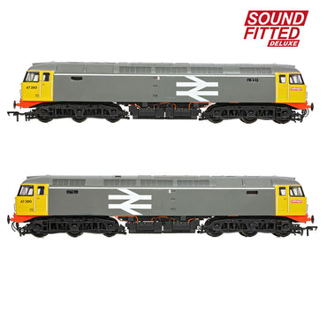 Bachmann Branchline Class 47/0 47280 BR Railfreight Grey SF DELUXE 35-416SFX
