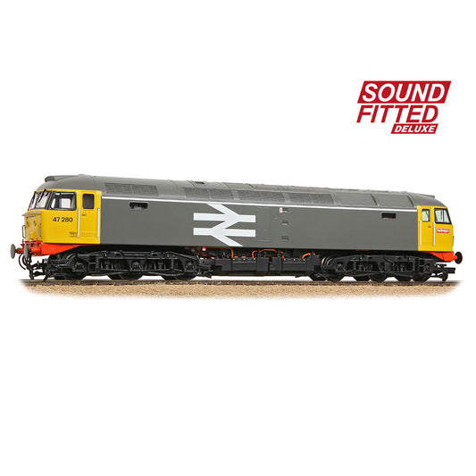 Bachmann Branchline Class 47/0 47280 BR Railfreight Grey SF DELUXE 35-416SFX