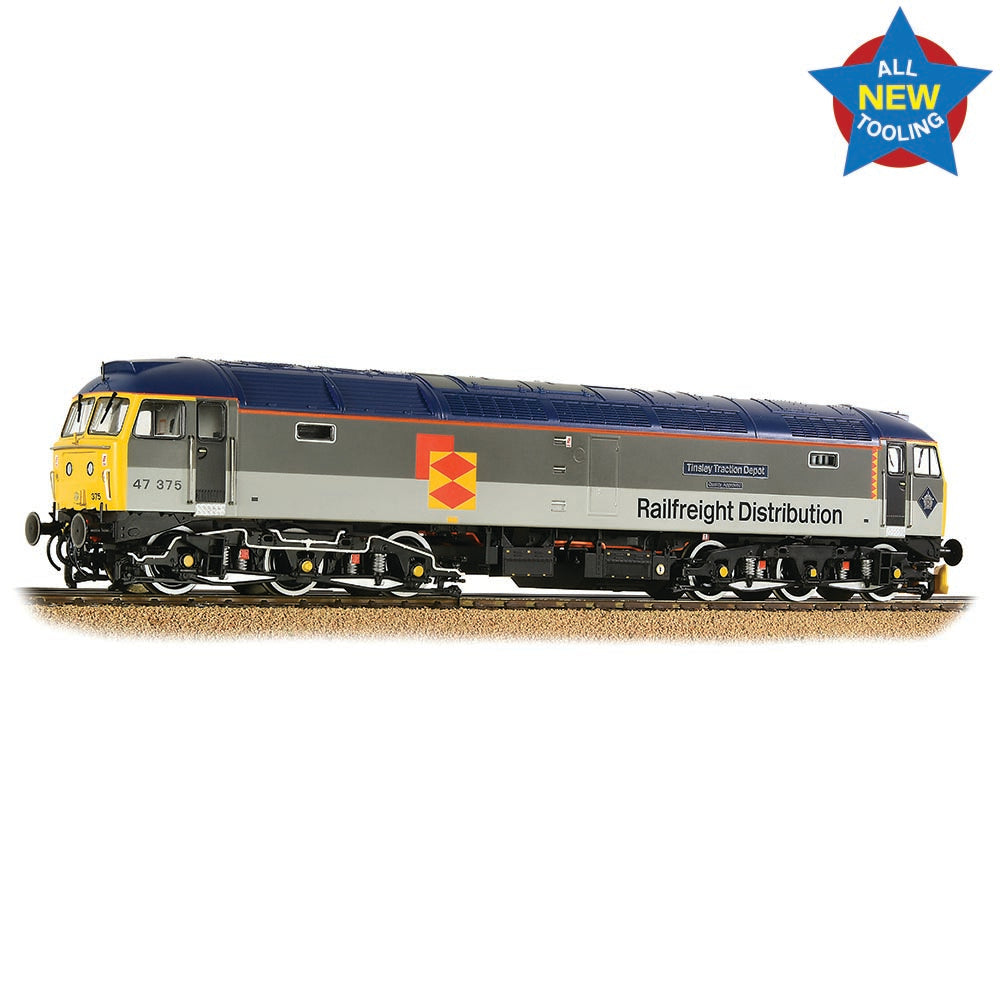 Bachmann Branchline 35-419 Class 47/3 47375 'Tinsley Traction Depot' BR RF Distribution European