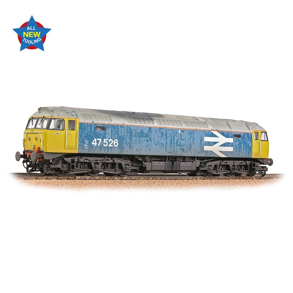 Bachmann Branchline 35-421 Class 47/4 47526 BR Blue Large Logo [W]