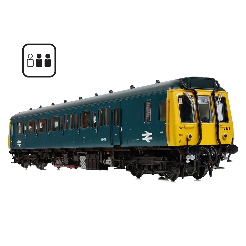 Bachmann Branchline 35-529PF Class 121 Single-Car DMU W55033 BR Blue [PF]