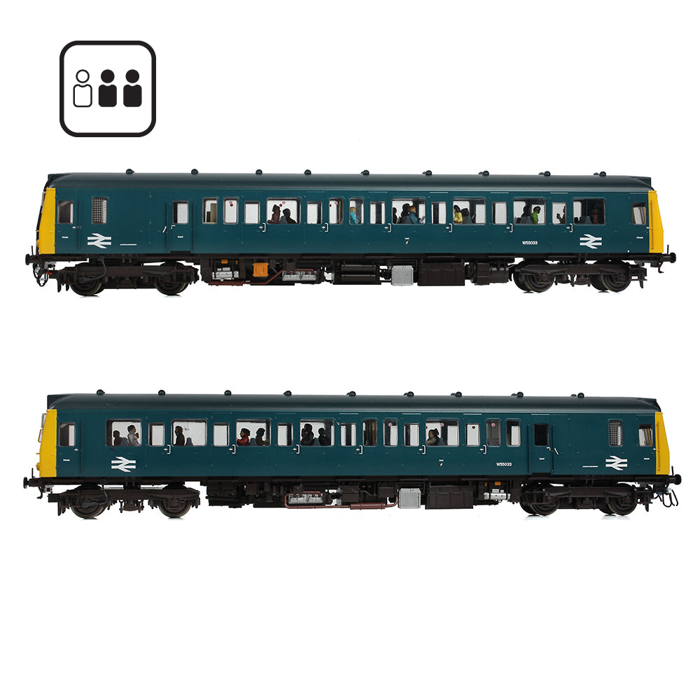 Bachmann Branchline 35-529PF Class 121 Single-Car DMU W55033 BR Blue [PF]