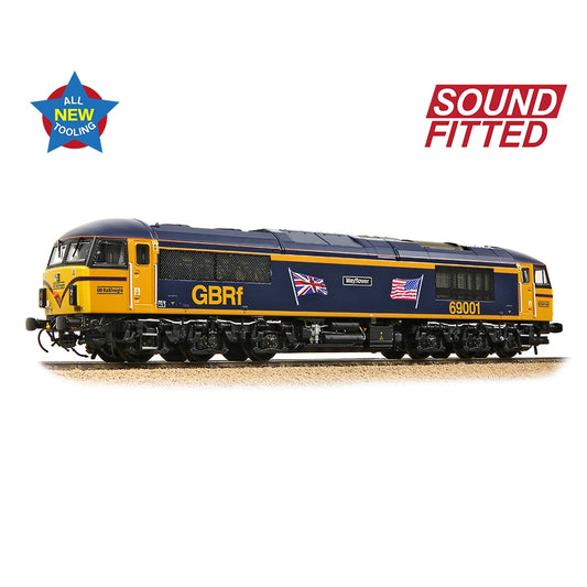 Bachmann Branchline 35-776SF Class 69 69001 'Mayflower' GBRf (UK & US Flags)