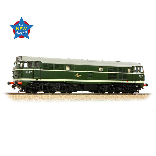 Bachmann Branchline 35-801A Class 30 D5617 BR Green (Late Crest)