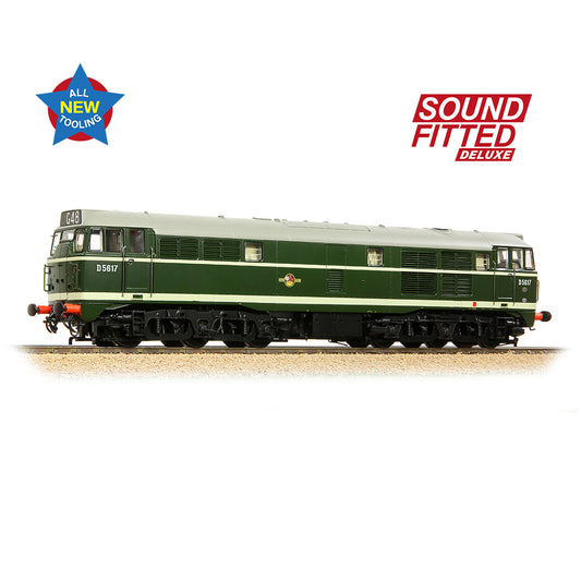 Bachmann Branchline 35-801ASFX Class 30 D5617 BR Green (Late Crest)