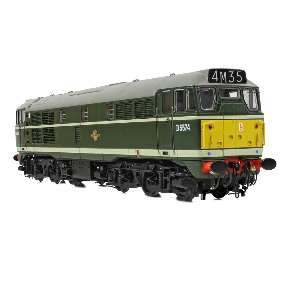 Bachmann Branchline 35-802 Class 30 D5574 BR Green (Small Yellow Panels)