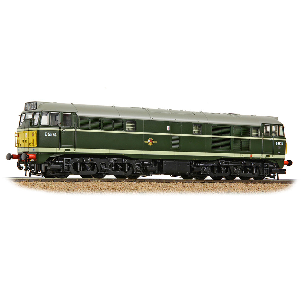Bachmann Branchline 35-802 Class 30 D5574 BR Green (Small Yellow Panels)