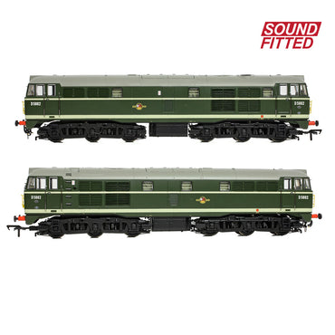Bachmann Branchline 35-802ASF Class 30 D5862 BR Green (Small Yellow Panels) SF