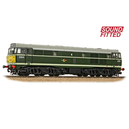 Bachmann Branchline 35-802SF Class 30 D5574 BR Green (Small Yellow Panels) SF