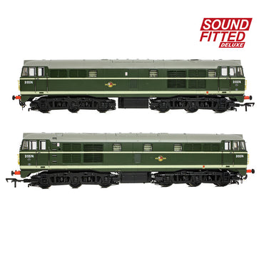 Bachmann Branchline 35-802SFX Class 30 D5574 BR Green (Small Y.P.) SF DLX
