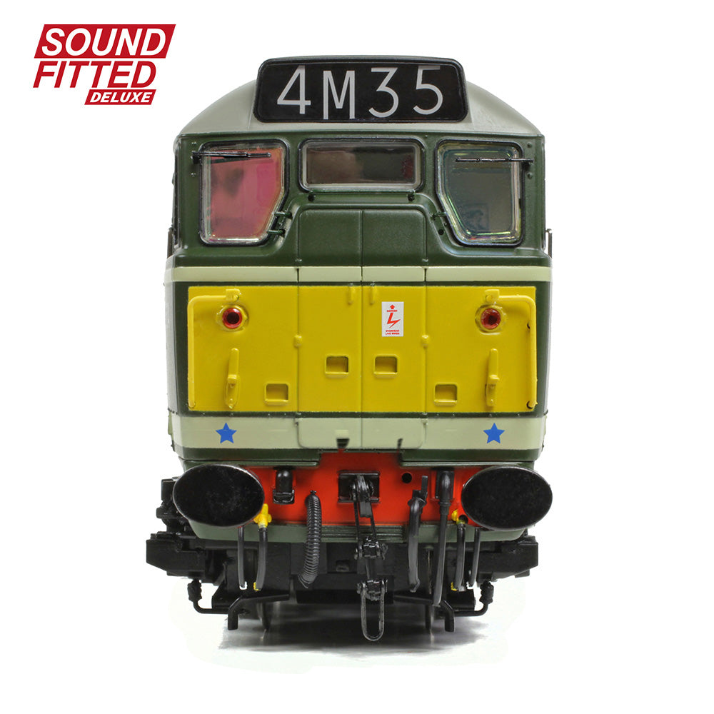 Bachmann Branchline 35-802SFX Class 30 D5574 BR Green (Small Y.P.) SF DLX