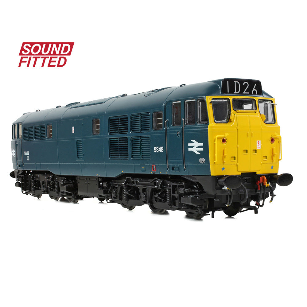 Bachmann Branchline 35-803ASF Class 31/1 5848 BR Blue SOUND FITTED