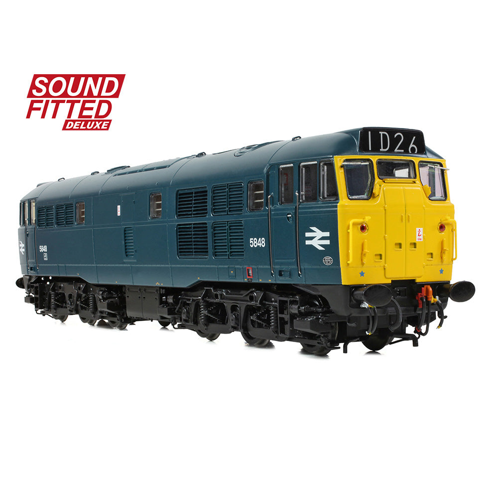 Bachmann Branchline 35-803ASFX Class 31/1 5848 BR Blue SOUND FITTED DELUXE
