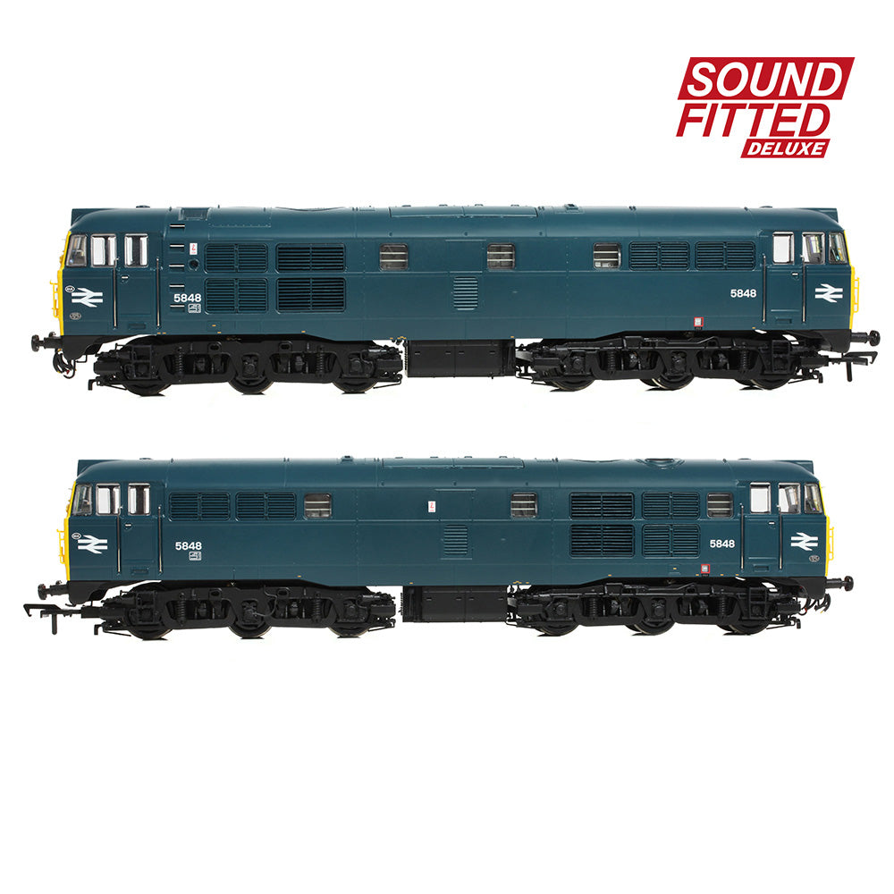Bachmann Branchline 35-803ASFX Class 31/1 5848 BR Blue SOUND FITTED DELUXE