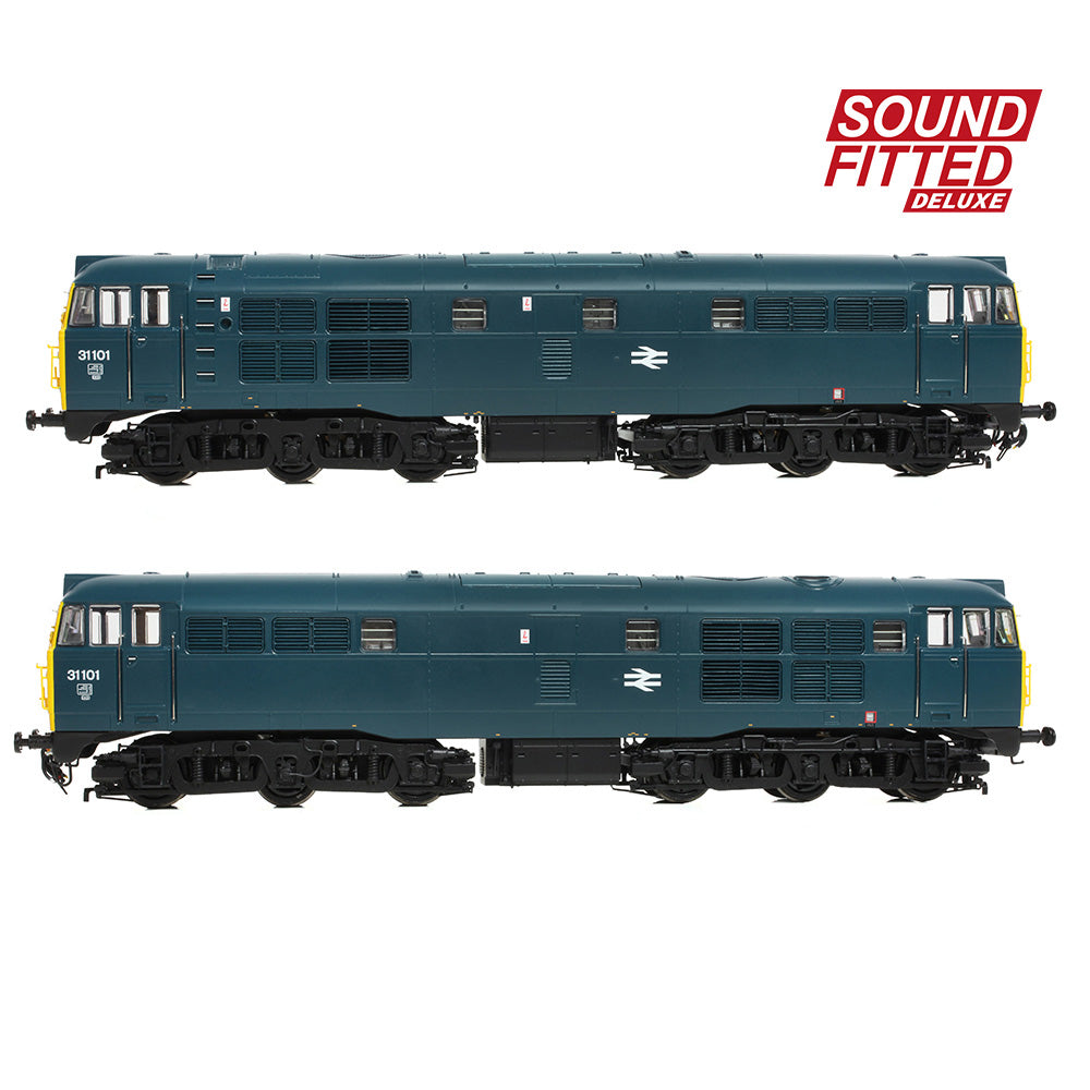 Bachmann Branchline 35-804SFX Class 31/1 31101 BR Blue SOUND FITTED DELUXE