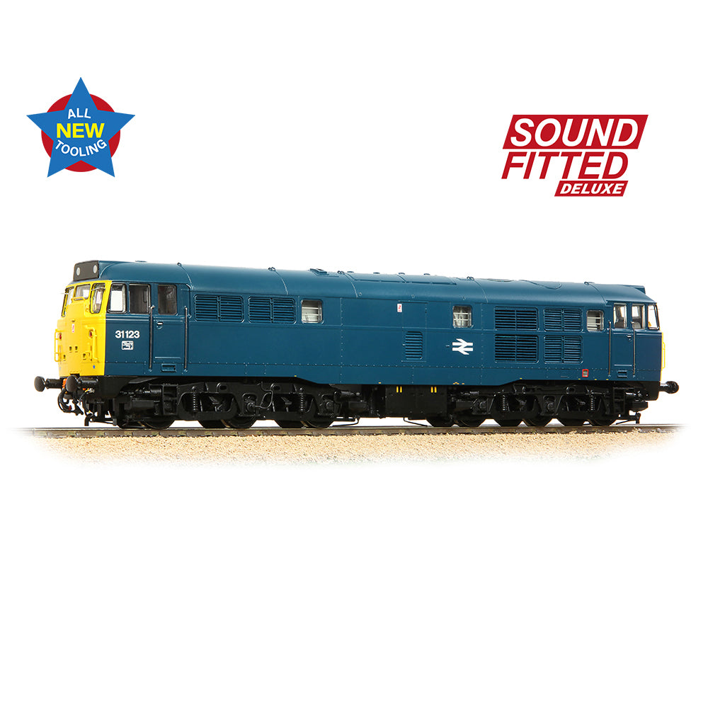 Bachmann Branchline 35-805SFX Class 31/1 31123 BR Blue