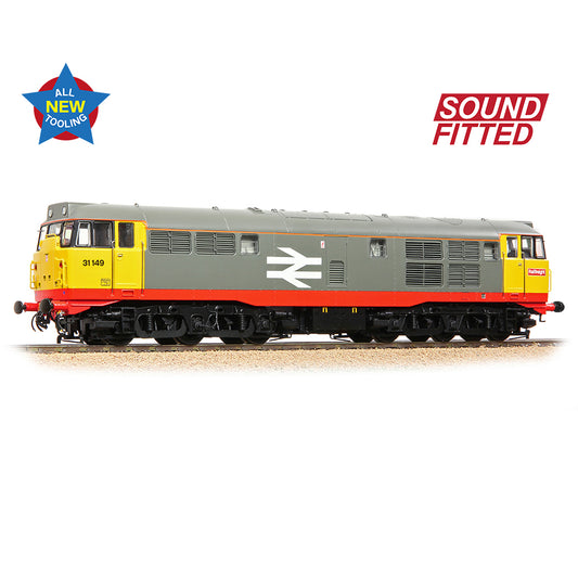 Bachmann Branchline 35-821ASF Class 31/1 Refurbished 31149 BR Railfreight (Red Stripe)