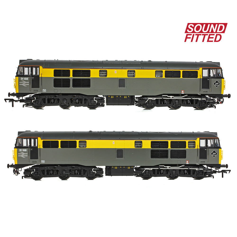 Bachmann Branchline 35-822SF Class 31/1 Refurb. 31188 BR Engin. Grey & Yellow SF