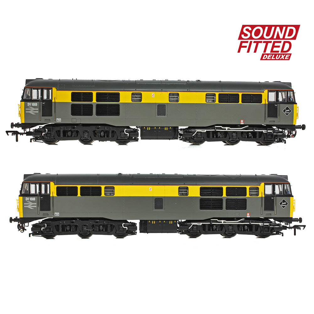 Bachmann Branchline 35-822SFX Class 31/1 Refurb. 31188 BR Engin. G&Y SF DLX