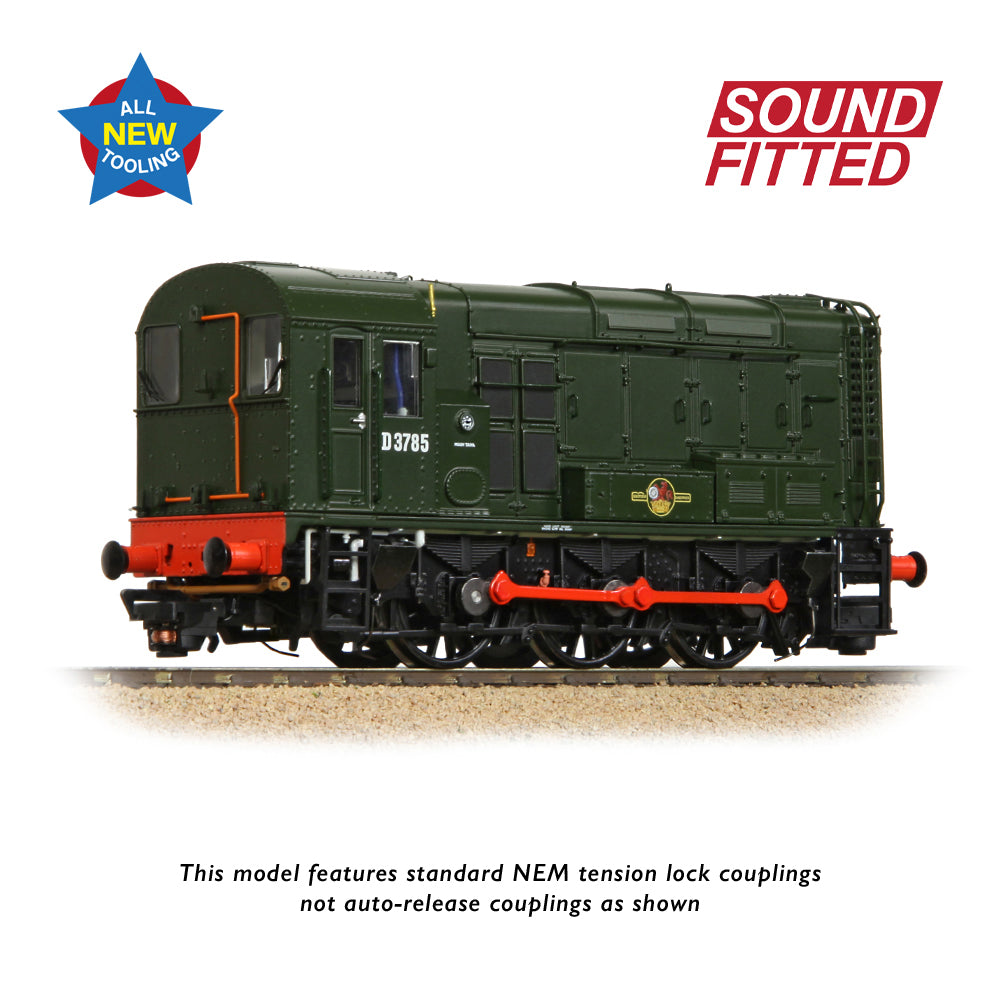 Bachmann Branchline 35-901SF Class 08 D3785 BR Green (Late Crest)