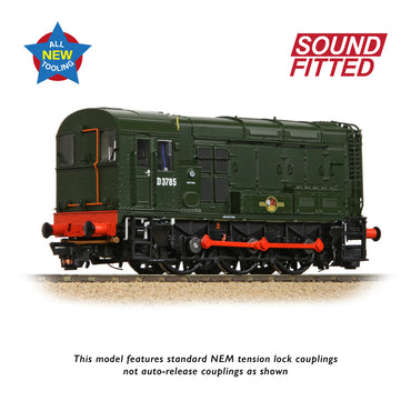 Bachmann Branchline 35-901SF Class 08 D3785 BR Green (Late Crest)