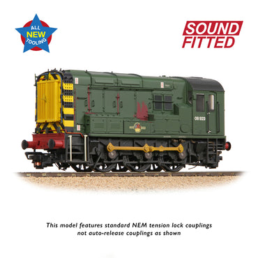 Bachmann Branchline 35-926SF Class 08 08923 BR Green (Wasp Stripes) [W]