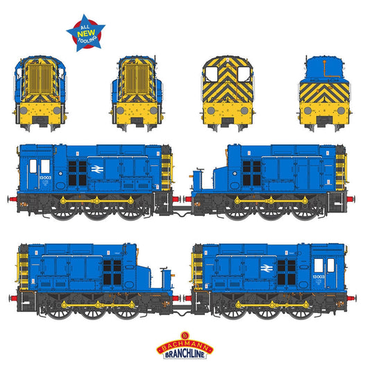 Bachmann Branchline 35-946 Class 13 13003 BR Blue