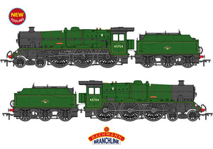 Bachmann Branchline 35-977 LMS Jubilee w/Tender 45704 'Leviathan' BR Green Late