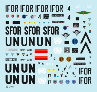 Star Decals 35-C1004 1:35 Balkan Peacekeepers #3