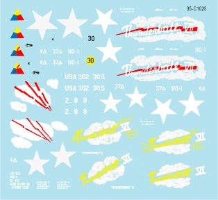Star Decals 35-C1025 1:35 Thunderbolt V / VI / VII