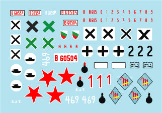 Star Decals 35-C1040 1:35 Axis/Eastern Europe Sturmgeschutz/StuG.III #2