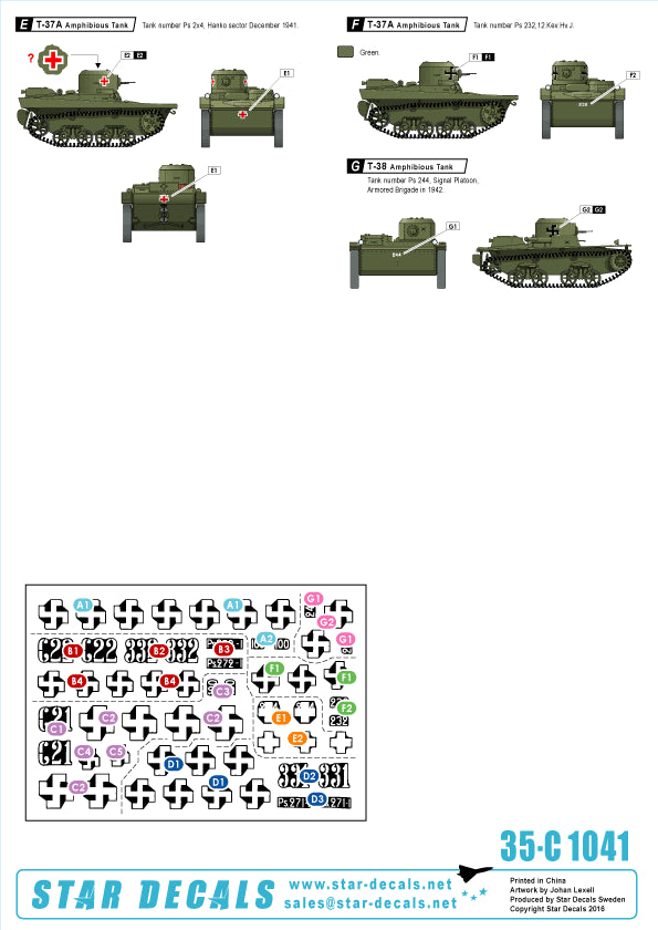 Star Decals 35-C1041 1:35 Finnish Tanks in WWII #5