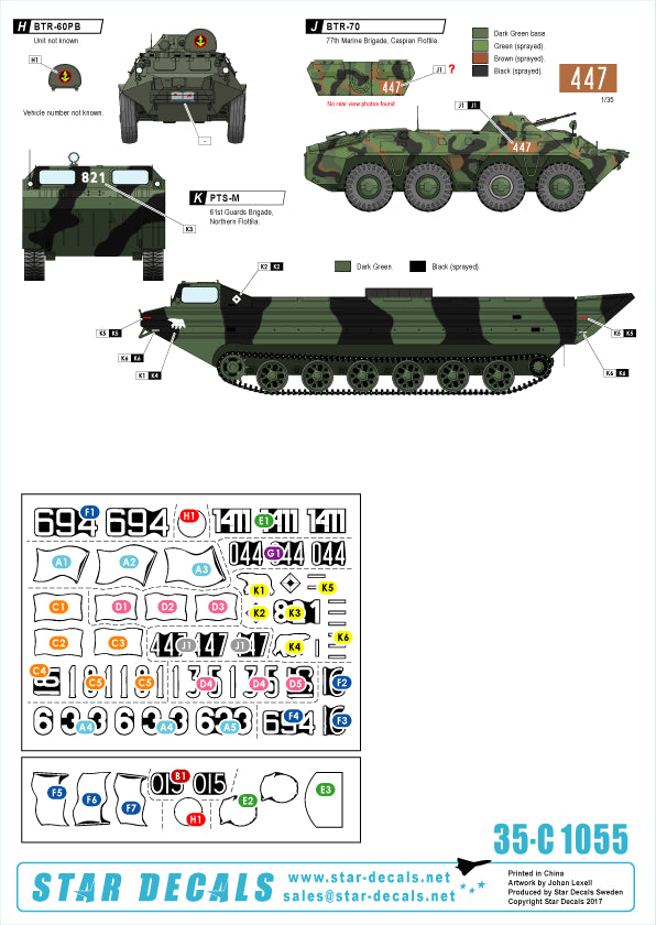 Star Decals 35-C1055 1:35 Soviet Naval Infantry # 2