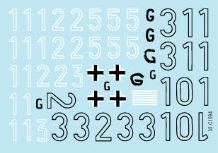 Star Decals 35-C1094 1:35 Pz.Kpfw.VI King Tiger / Tiger II # 2
